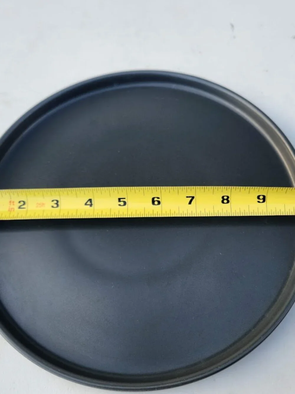 NEW 2X Stone Lain Stoneware Round Dinner Plate Dinnerware Gray Replacement Matte